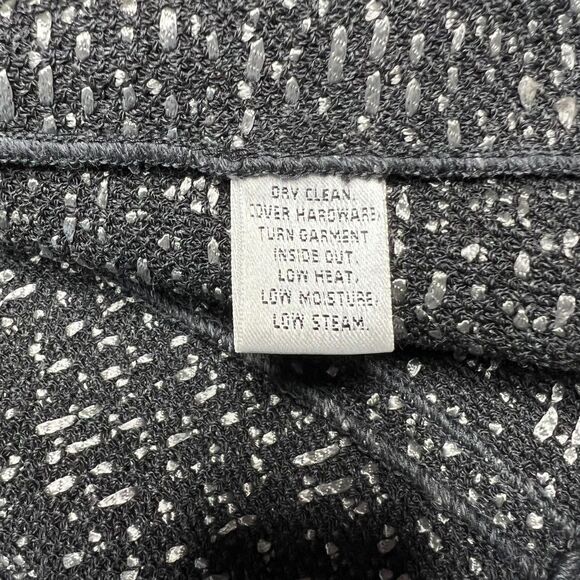 St. John Women's Tweed Knit Black & White Blazer Size Large - Picture 7 of 8